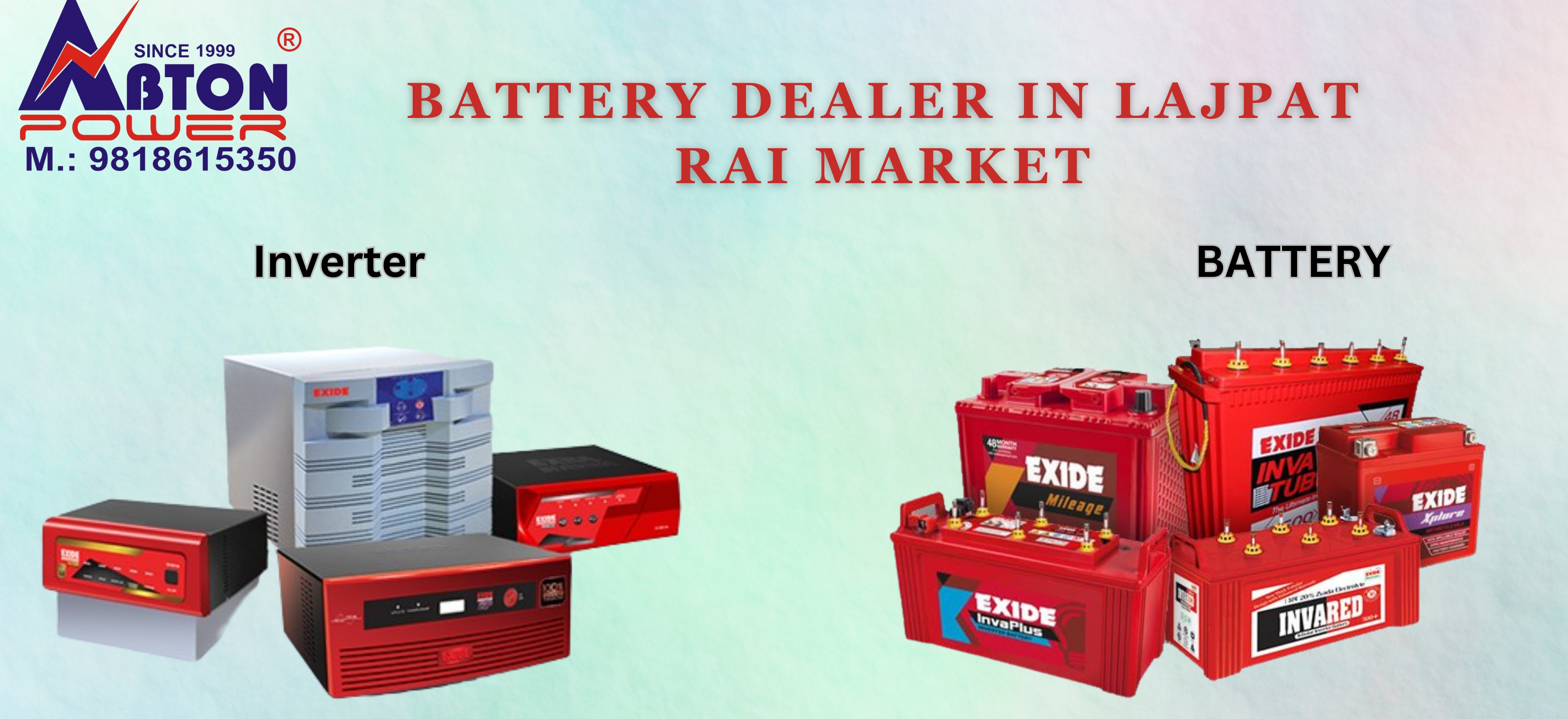 Best Battery Dealer In Lajpat Rai Market